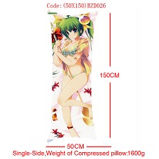 Anime MOERU girl single side pillow(50x150CM)