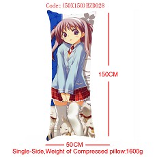 Anime MOERU girl single side pillow(50x150CM)