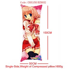 Anime MOERU girl single side pillow(50x150CM)