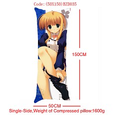 Anime MOERU girl single side pillow(50x150CM)