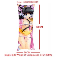 Anime MOERU girl single side pillow(50x150CM)