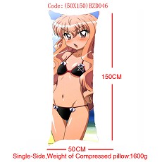 Anime MOERU girl single side pillow(50x150CM)