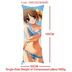 Anime MOERU girl single side pillow(50x150CM)