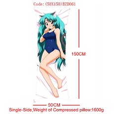 Anime MOERU girl single side pillow(50x150CM)