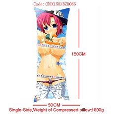 Anime MOERU girl single side pillow(50x150CM)