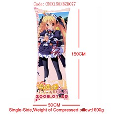 Anime MOERU girl single side pillow(50x150CM)