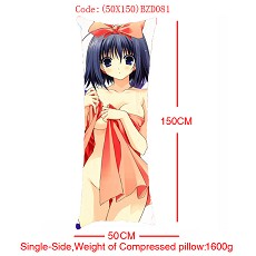 Anime MOERU girl single side pillow(50x150CM)