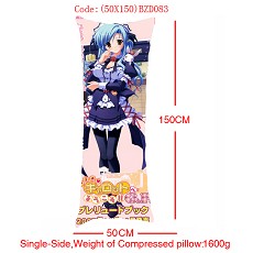 Anime MOERU girl single side pillow(50x150CM)