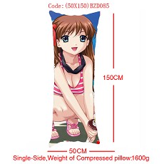 Anime MOERU girl single side pillow(50x150CM)