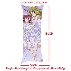 Anime MOERU girl single side pillow(50x150CM)