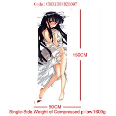 Anime MOERU girl single side pillow(50x150CM)