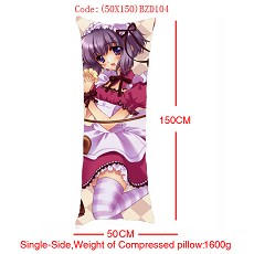 Anime MOERU girl single side pillow(50x150CM)