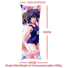 Anime MOERU girl single side pillow(50x150CM)