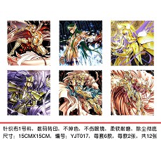 Saint seiya cleaning cloth(6pcs a set)