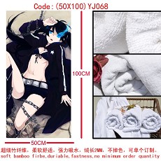 Black rock shooter towel(50x100CM)