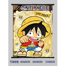 One piece wallscroll