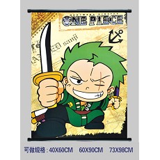 One piece wallscroll