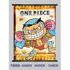 One piece wallscroll