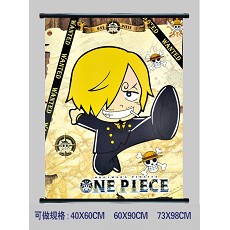 One piece wallscroll