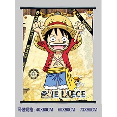 One piece wallscroll