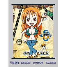 One piece wallscroll