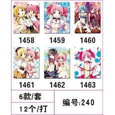 Mahou Shoujo Madoka Magika mouse pad(6pcs a set)