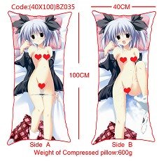 Anime sexy girl double sides pillow(40X100CM)