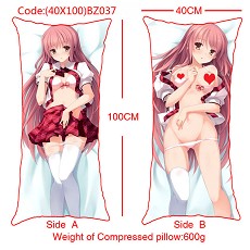 Anime sexy girl double sides pillow(40X100CM)