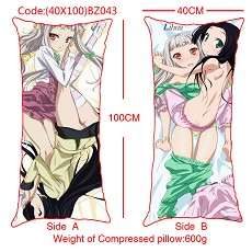 Anime sexy girl double sides pillow(40X100CM)