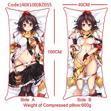 Anime sexy girl double sides pillow(40X100CM)