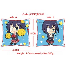 Chuunibyou Demo Koi ga Shitai！ double sides pillow(45X45CM)