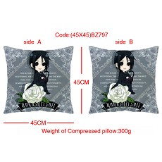 Kuroshitsuji double sides pillow(45X45CM)