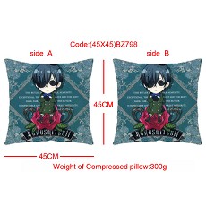 Kuroshitsuji double sides pillow(45X45CM)