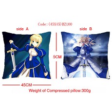 Fate stay night double sides pillow(45X45CM)