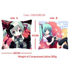 Hatsune Miku double sides pillow(45x45CM)