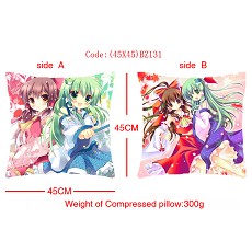 Touhou Project double sides pillow(45x45CM)