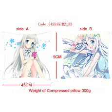 Ano Hi Mita Hana no Namae o Bokutachi wa Mada Shiranai double sides pillow(45x45CM)