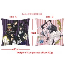 Kuroshitsuji double sides pillow(45x45CM)