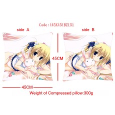 Boku wa Tomodachi ga Sukunai double sides pillow(45x45CM)