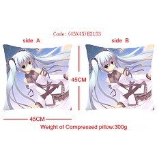 Hatsune Miku double sides pillow(45x45CM)