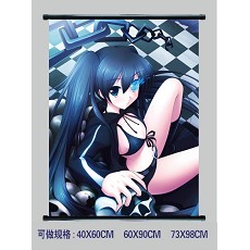 Black rock shooter wallscroll BH-1214