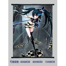 Black rock shooter wallscroll BH-1215