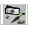 Naruto cosplay headband+weapon+ring