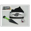 Naruto cosplay headband+weapon+ring