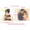 Hakuouki double sides pillow