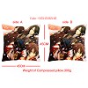 Hakuouki double sides pillow