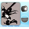 Black rock shooter mouse pad