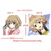 Anime double sides pillow(45X45CM)