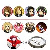 k-on pins(8pcs a set)