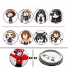 k-on pins(8pcs a set)